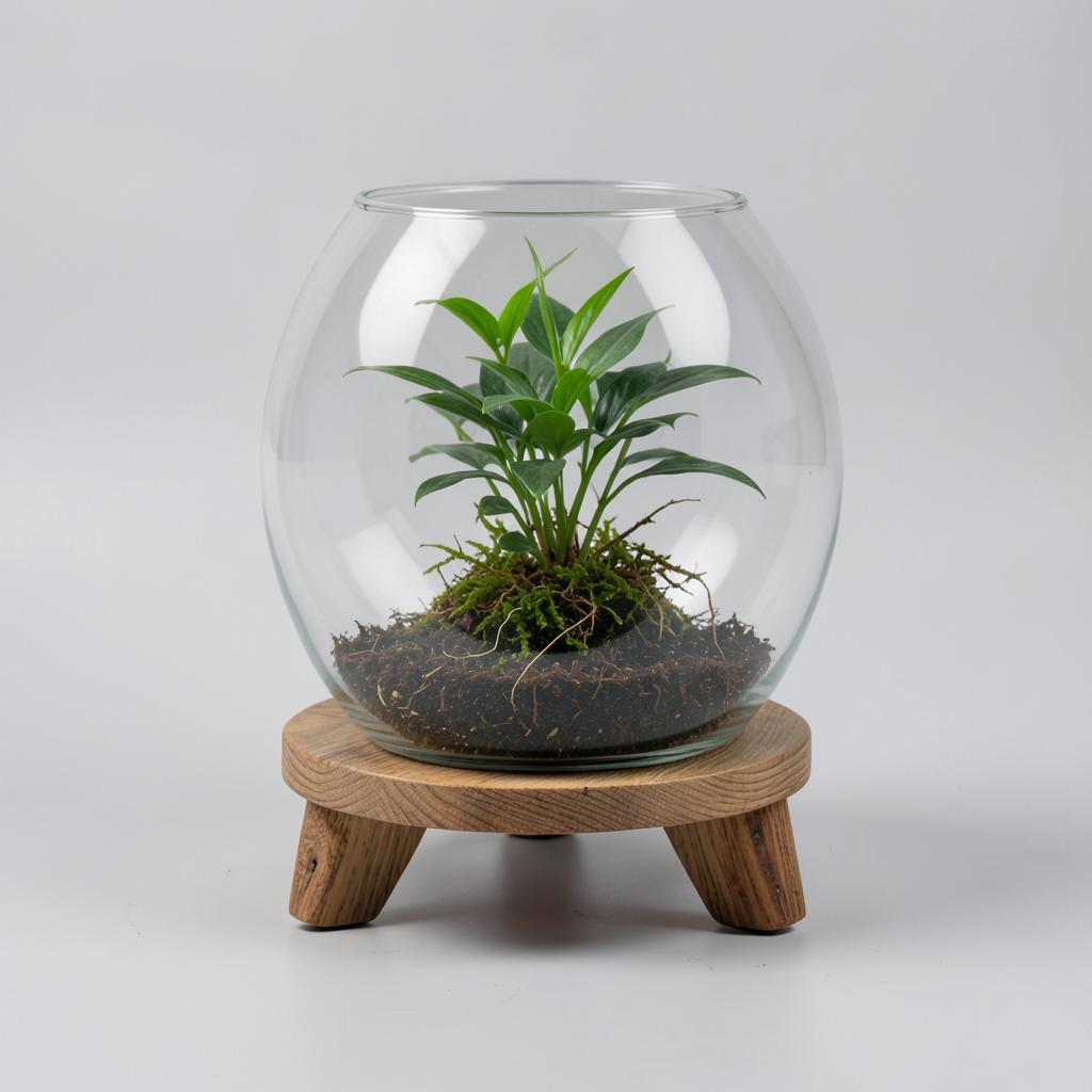Glass Terrarium Planter